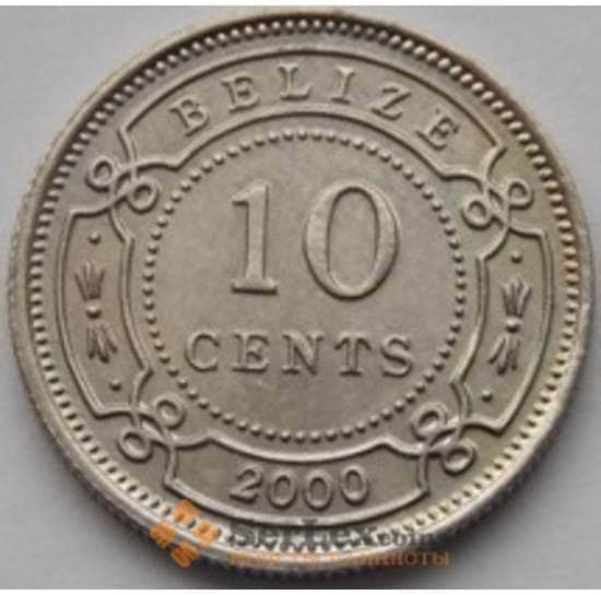 Белиз 10 центов 1974-2000 КМ35 UNC арт. С03833