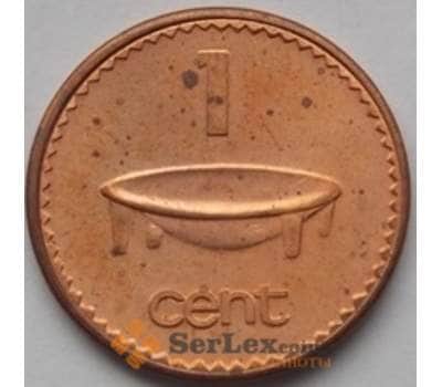 Монета Фиджи 1 цент 1990-1999 КМ49а AU арт. С03837