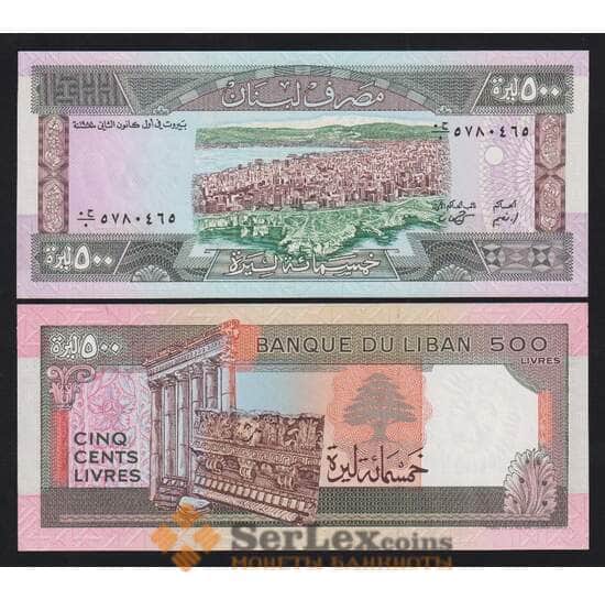 Ливан 500 ливров 1988 Р68 UNC арт. В01024