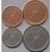Монета Оман Набор из 4 монет ( 5, 10, 25, 50 байс.) 2015 UNC арт. С03862