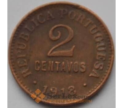 Монета Португалия 2 сентаво 1918 КМ568 XF арт. С03880
