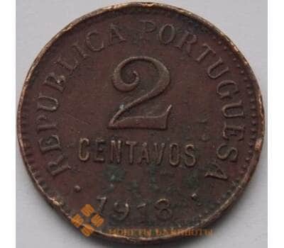Монета Португалия 2 сентаво 1918 КМ568 VF арт. С03881