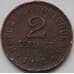 Монета Португалия 2 сентаво 1918 КМ568 VF арт. С03881