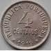 Монета Португалия 4 сентаво 1919 КМ566 VF+ арт. С03882