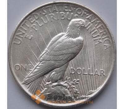 Монета США 1 доллар 1922 КМ150 AU Peace Серебро арт. С03888
