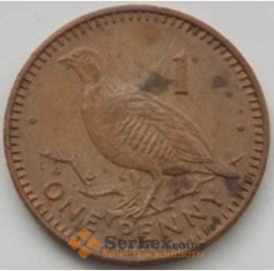 Гибралтар 1 пенни 1990 КМ20 VF арт. С03890