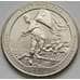 Монета США 25 центов 2016 35 парк Национальный парк Форт Молтри P арт. С03916