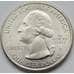 Монета США 25 центов 2016 35 парк Национальный парк Форт Молтри P арт. С03916