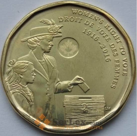 Канада монета 1 доллар 2016 Женское избирательное право UNC арт. С04004