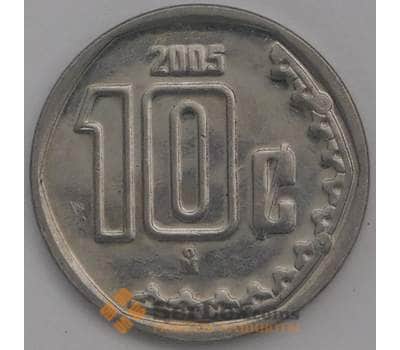 Монета Мексика 10 сентаво 2005 КМ547 XF арт. 39102