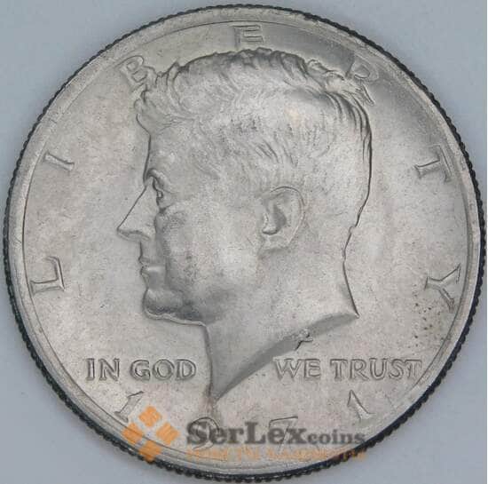 США 1/2 доллара 1971 КМА202b aUNC арт. 56714