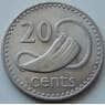 Фиджи 20 центов 1969-1985 КМ31 XF арт. 6740