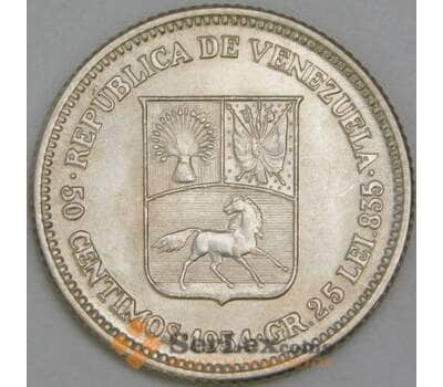 Венесуэла 50 сентимо 1954 Y36 UNC арт. 56724