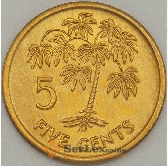 Сейшельские острова 5 центов 2003 КМ47.2 UNC (J05.19) арт. 18223