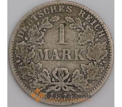 Германия монета 1 марка 1874 А КМ7 VF арт. 47666