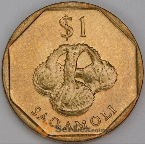 Фиджи 1 доллар 1997 КМ73 UNC арт. 54822