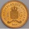 Нидерландские Антиллы 1 гульден 2014 КМ91 UNC арт. 44757