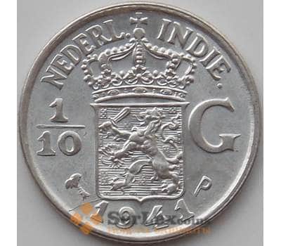 Монета Нидерландская Восточная Индия 1/10 гульдена 1941 P КМ318 aUNC арт. 12243