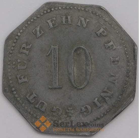Германия Бад Телц нотгельд 10 пфеннигов 1917 XF арт. 43230