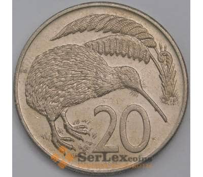 Монета Новая Зеландия 20 центов 1982 КМ36 VF арт. 17247