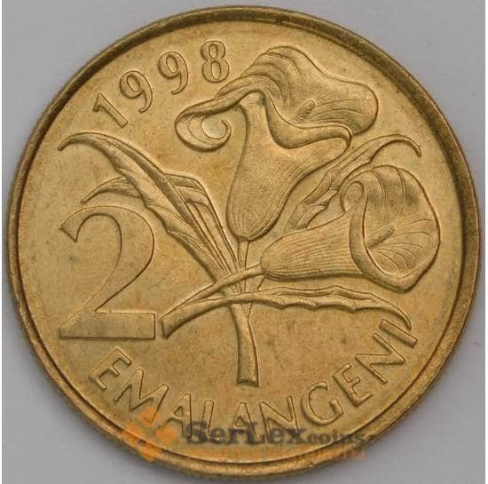 Свазиленд 2 эмалангени 1998 КМ46 aUNC арт. 38964