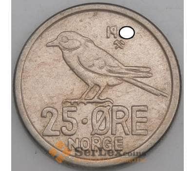 Норвегия монета 25 эре 1958-1973 КМ407 VF арт. 47181