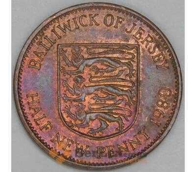 Джерси 1/2 пенни 1980 КМ29 AU арт. 54913