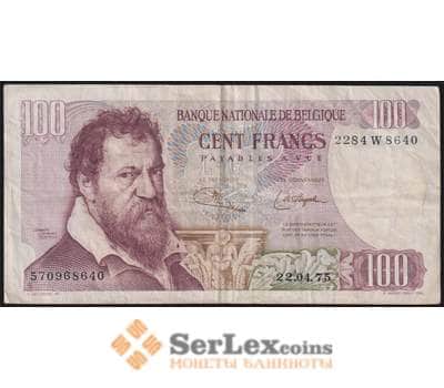 Бельгия банкнота 100 франков 1975 Р134b(3) VF арт. 48270