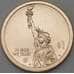 Монета США 1 доллар 2021 UNC D Инновации №10 Первая игровая приставка. Нью-Гэмпшир арт. 29574