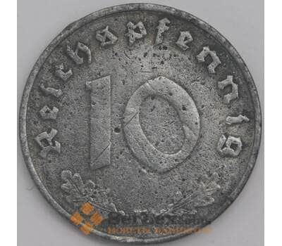 Германия монета 10 пфеннигов 1940 Е КМ101 F  арт. 43433