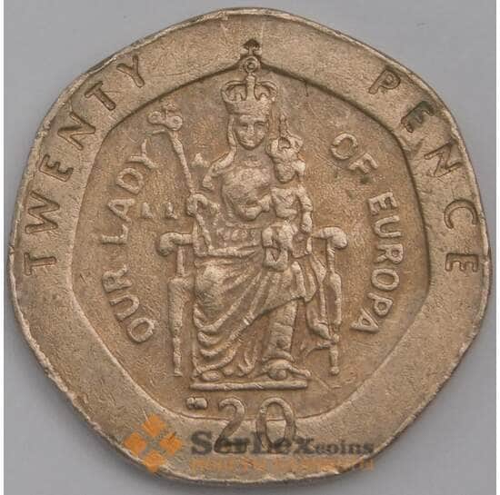 Гибралтар 20 пенсов 1998 КМ777 VF арт. 40161