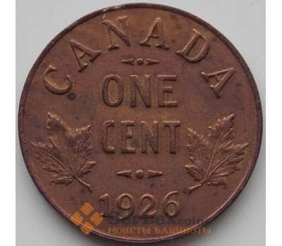 Монета Канада 1 цент 1926 КМ28 VF+ арт. 11669