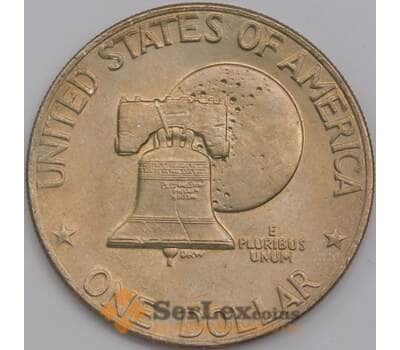 США монета 1 доллар 1976 КМ206 UNC Колокол  арт. 43128