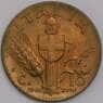 Италия 10 чентезимо 1940 КМ74 UNC арт. 41694