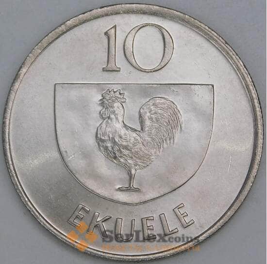 Экваториальная Гвинея 10 экуэле 1975 КМ34 UNC арт. 55282