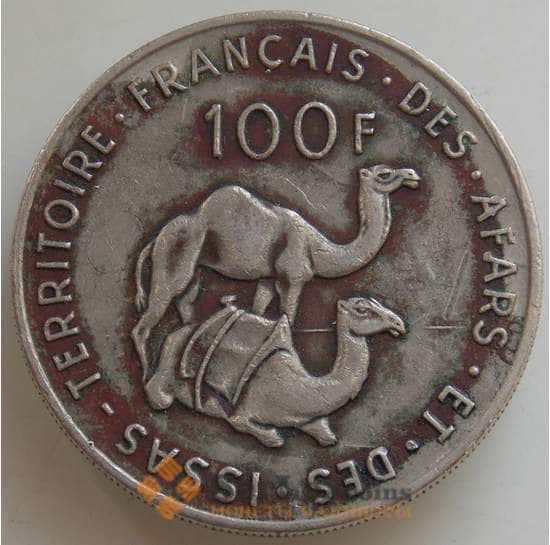 Французская Афар и Исса 100 франков 1975 КМ19 VF арт. 14518