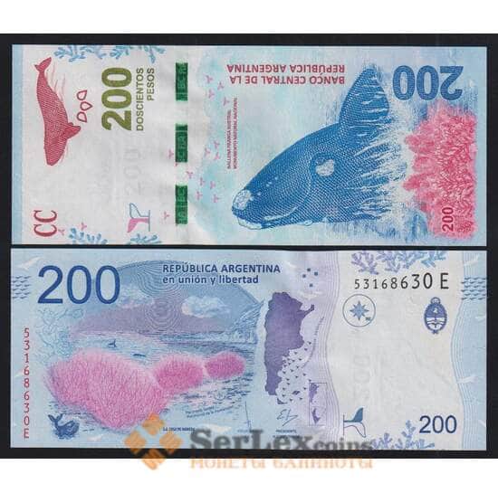 Аргентина 200 песо ND 2016 Р364 UNC арт. 51856