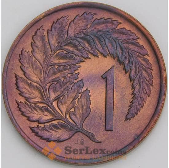Новая Зеландия 1 цент 1972 КМ31 UNC арт. 46546
