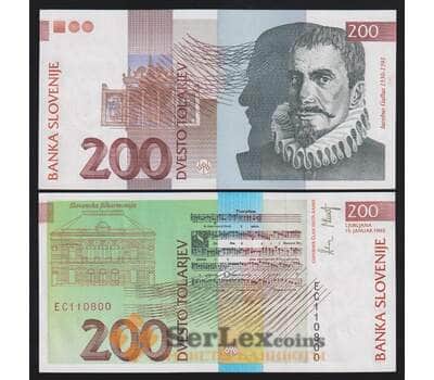 Словения 200 толаров 1992 Р15 aUNC арт. 53833