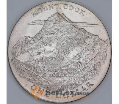 Новая Зеландия 1 доллар 1970 КМ42 UNC Гора Кука арт. 56504