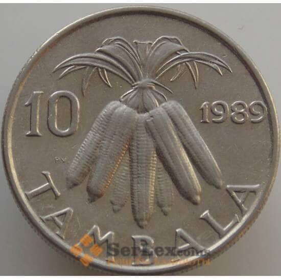 Малави 10 тамбала 1989 КМ10а VF арт. 9236
