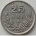Монета Швеция 25 эре 1938 G КМ785 VF арт. 11884