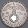 Германия монета 5 марок (рейхсмарок) 1938 A КМ94 AU арт. 42748