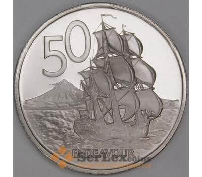 Новая Зеландия 50 центов 1983 КМ37 Proof арт. 49227