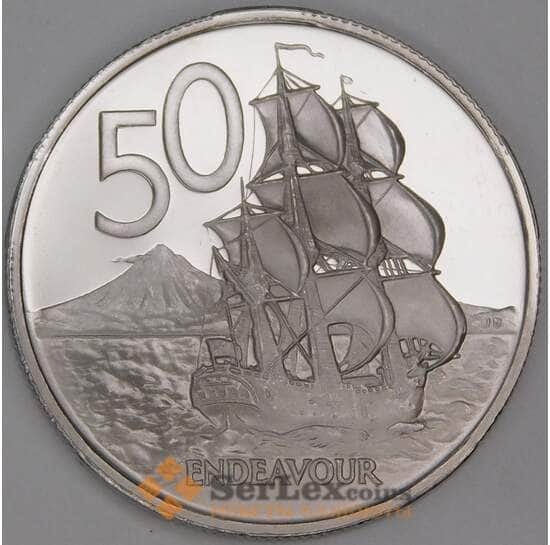 Новая Зеландия 50 центов 1983 КМ37 Proof арт. 49227