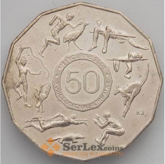 Австралия 50 центов 2005 КМ769 XF Игры содружества Мельбурн (J05.19) арт. 17181