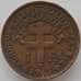 Монета Мадагаскар 1 франк 1943 КМ3 XF (J05.19) арт. 15641