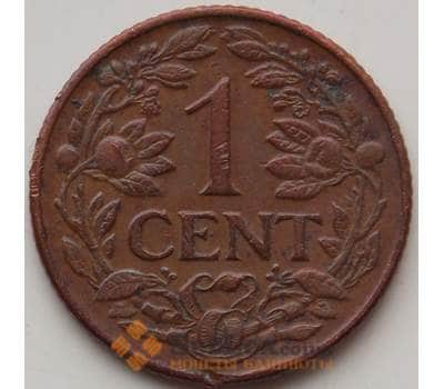 Монета Кюрасао 1 цент 1944 КМ41 XF арт. 12889