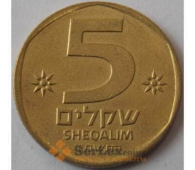 Монета Израиль 5 шекелей 1984 КМ118 AU (J05.19) арт. 17875