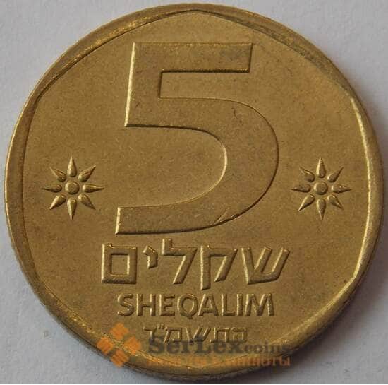 Израиль 5 шекелей 1984 КМ118 AU (J05.19) арт. 17875